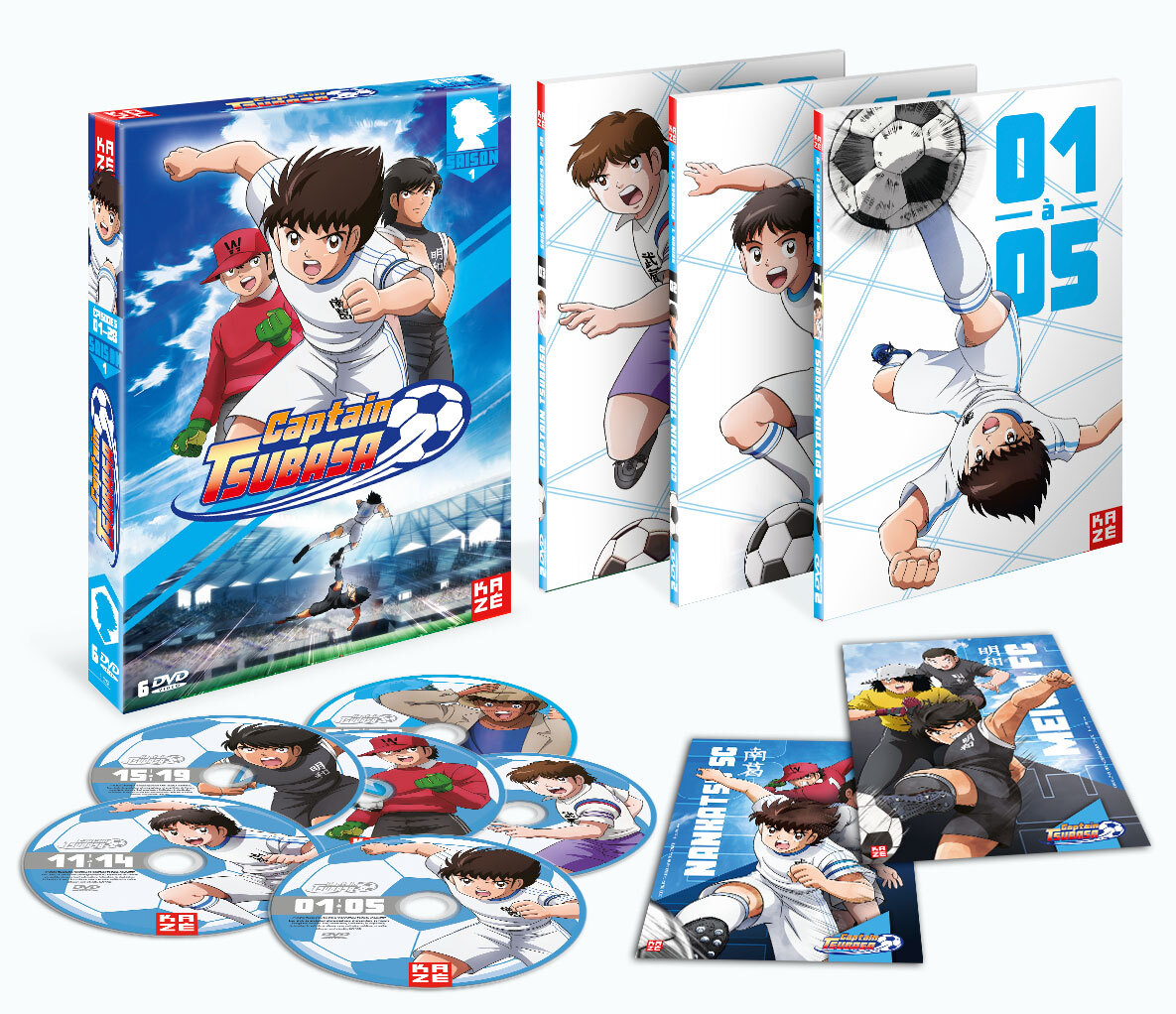 CAPTAIN TSUBASA - SAISON 1 - 6 DVD