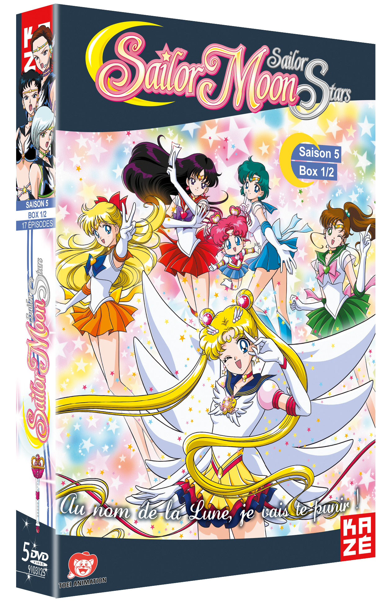 SAILOR MOON SAILOR STARS - SAISON 5 - PARTIE 1 SUR 2 - 5 DVD