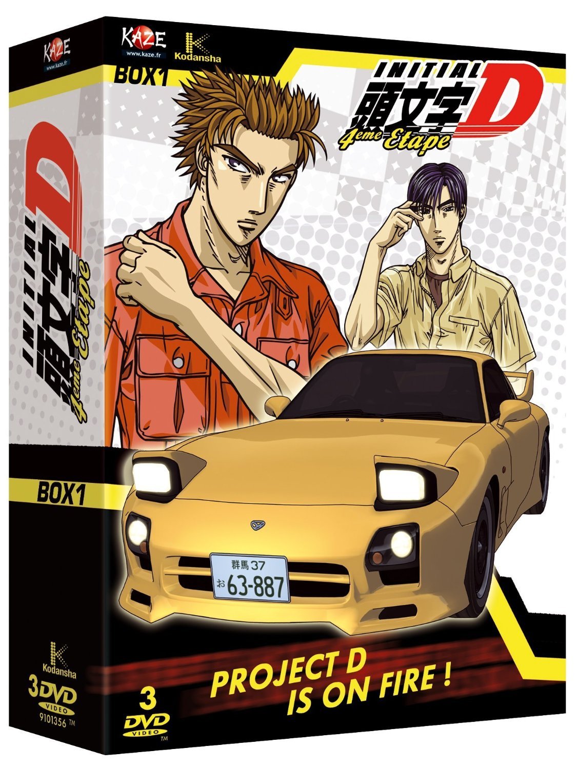 INITIAL D - 4TH STAGE - PARTIE 1 SUR 2 - 3 DVD