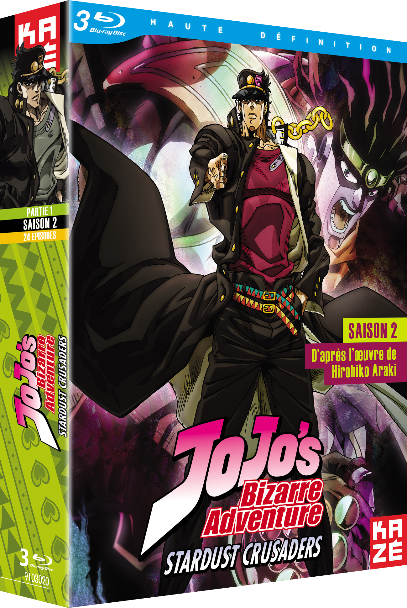 JOJO'S BIZARRE ADVENTURE - S2 - STARDUST CRUSADERS - PARTIE 1 SUR 2 - 3BRD