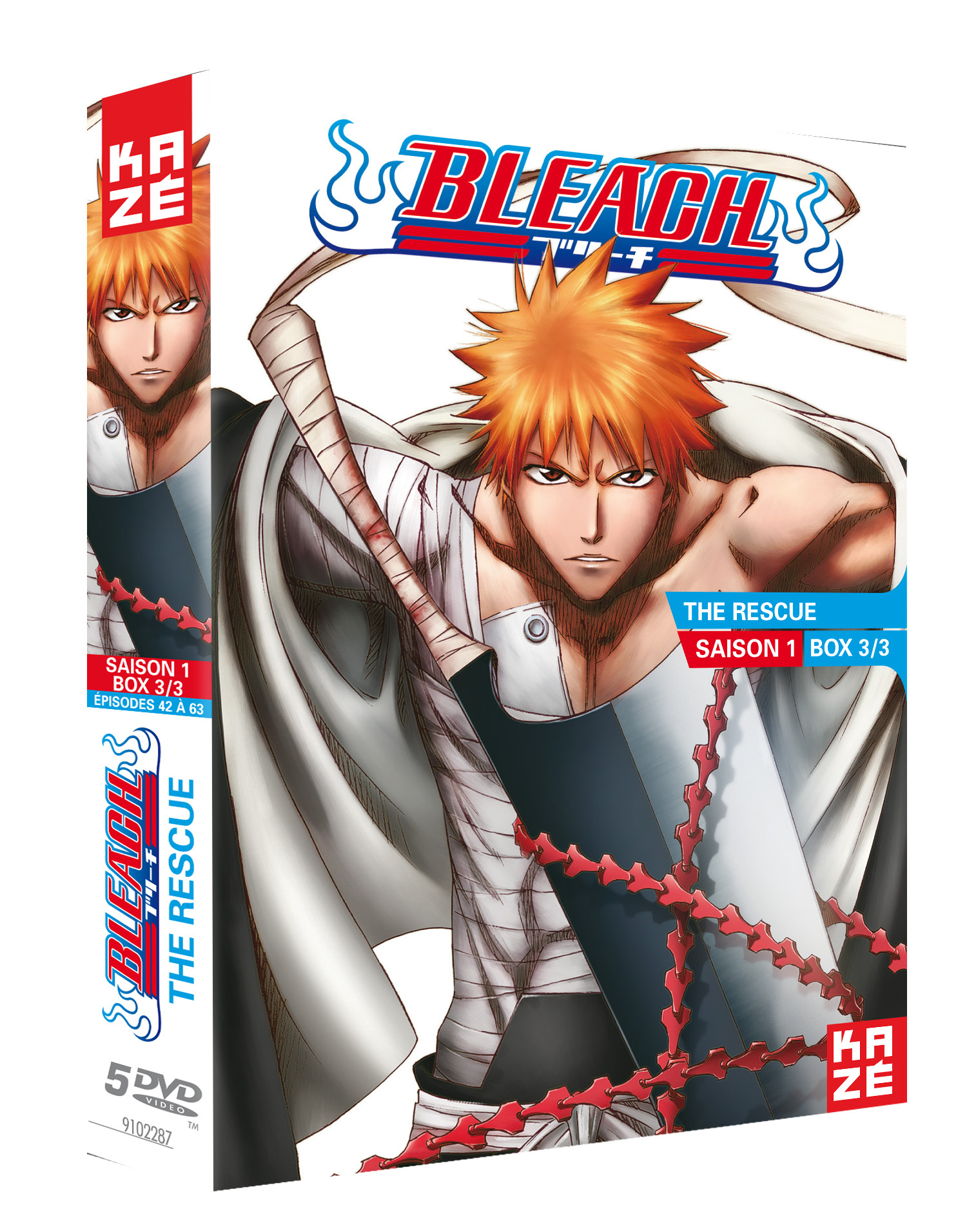 BLEACH - SAISON 1 - PARTIE 3 SUR 3 - 5 DVD