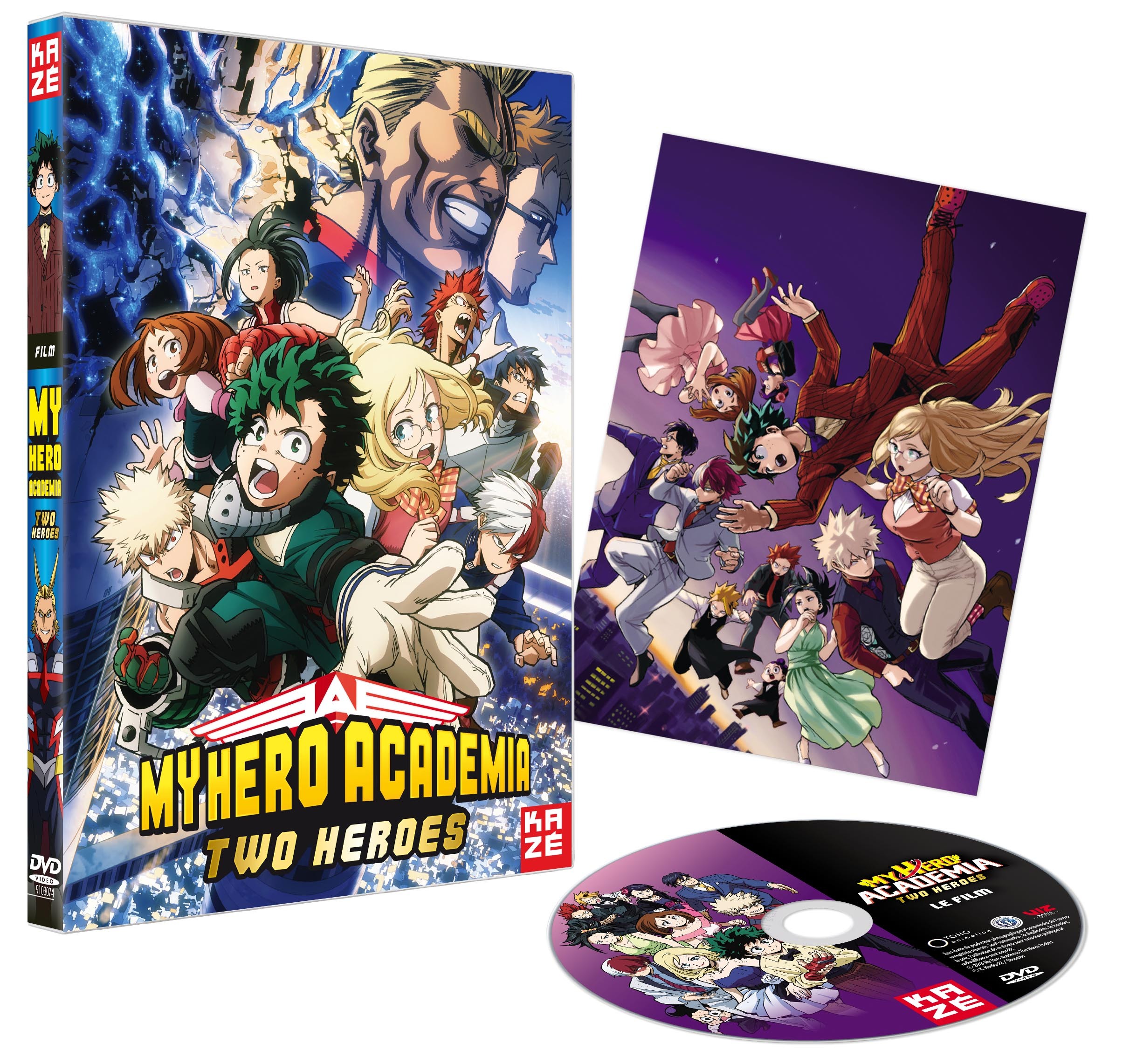 MY HERO ACADEMIA "TWO HEROES" - LE FILM - DVD