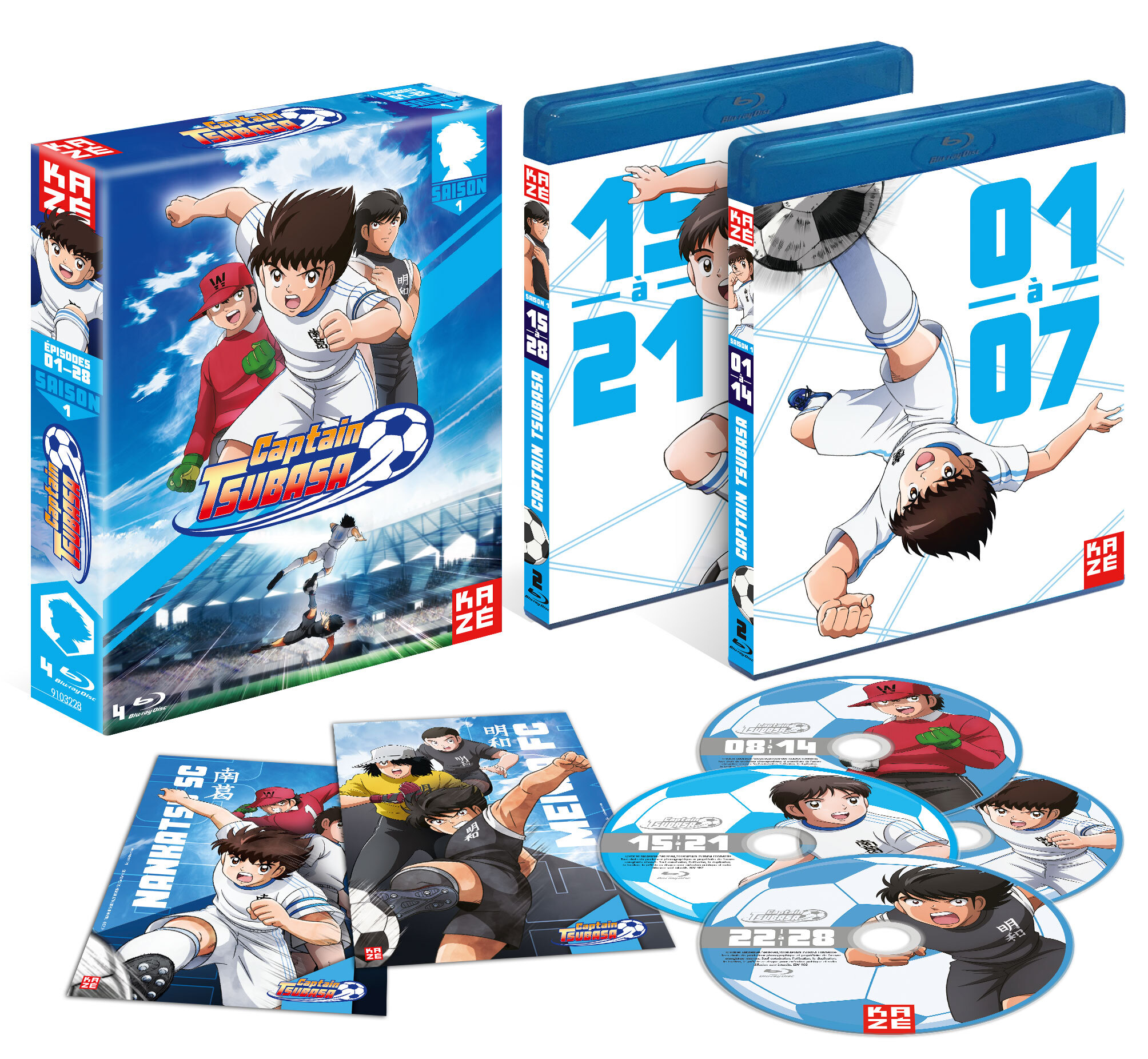 CAPTAIN TSUBASA - SAISON 1 - 4 BLU-RAY