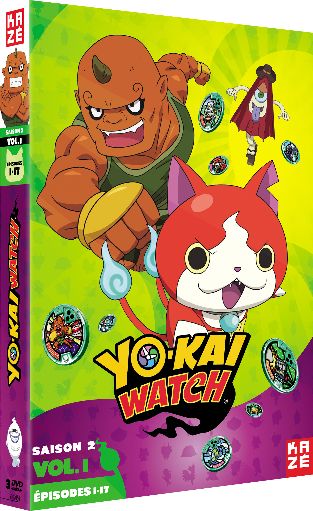 YO-KAI WATCH - SAISON 2 - PARTIE 1 SUR 3 - 3 DVD