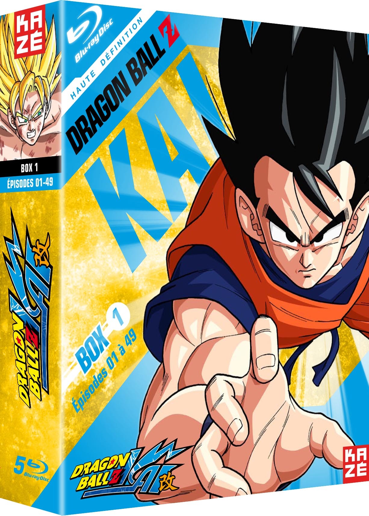 DRAGON BALL Z KAI - PARTIE 1 SUR 4 - EDITION COLLECTOR 5 BLU-RAY