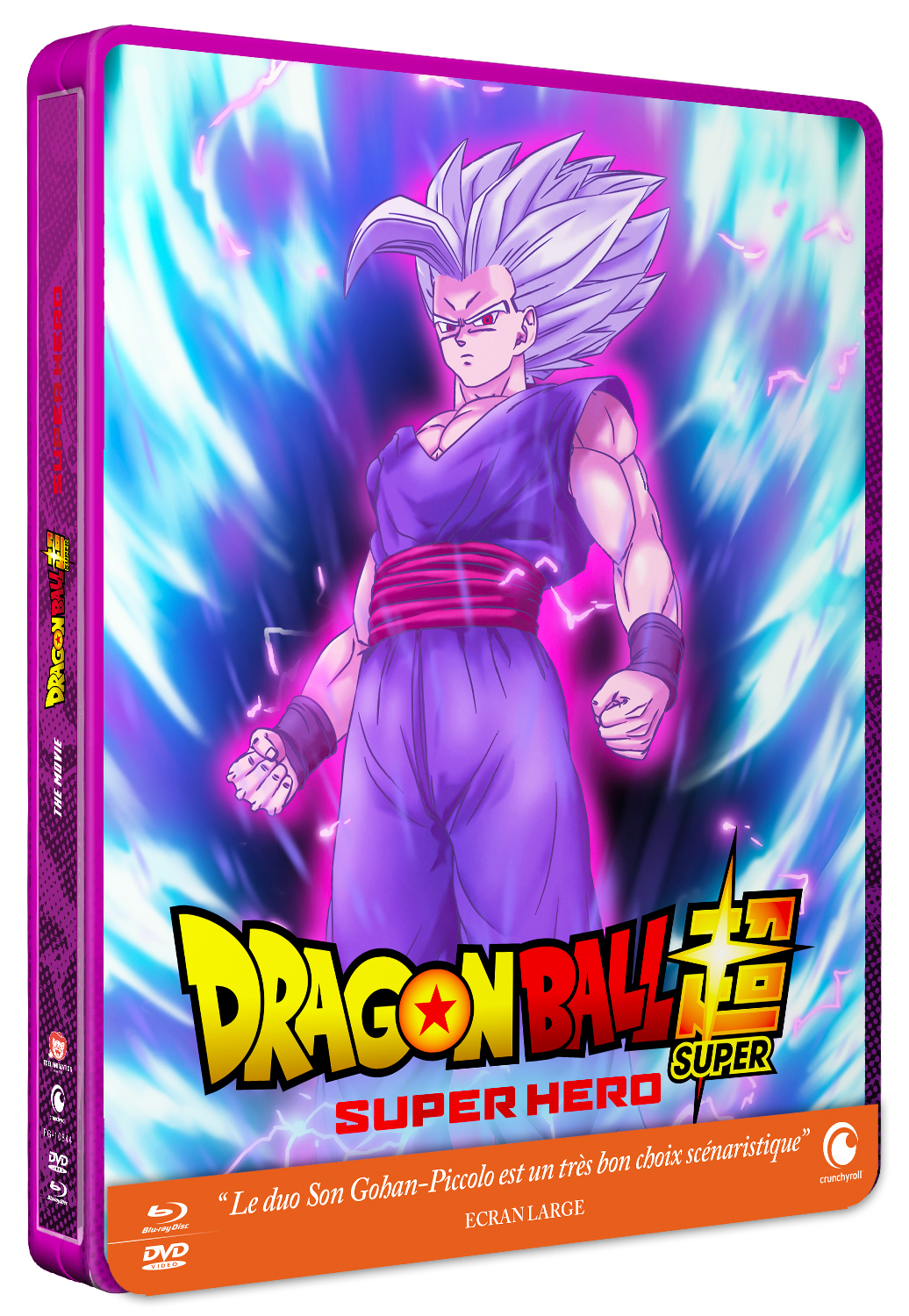 DRAGON BALL SUPER - SUPER HERO LE FILM - STEELBOOK BLU-RAY + DVD