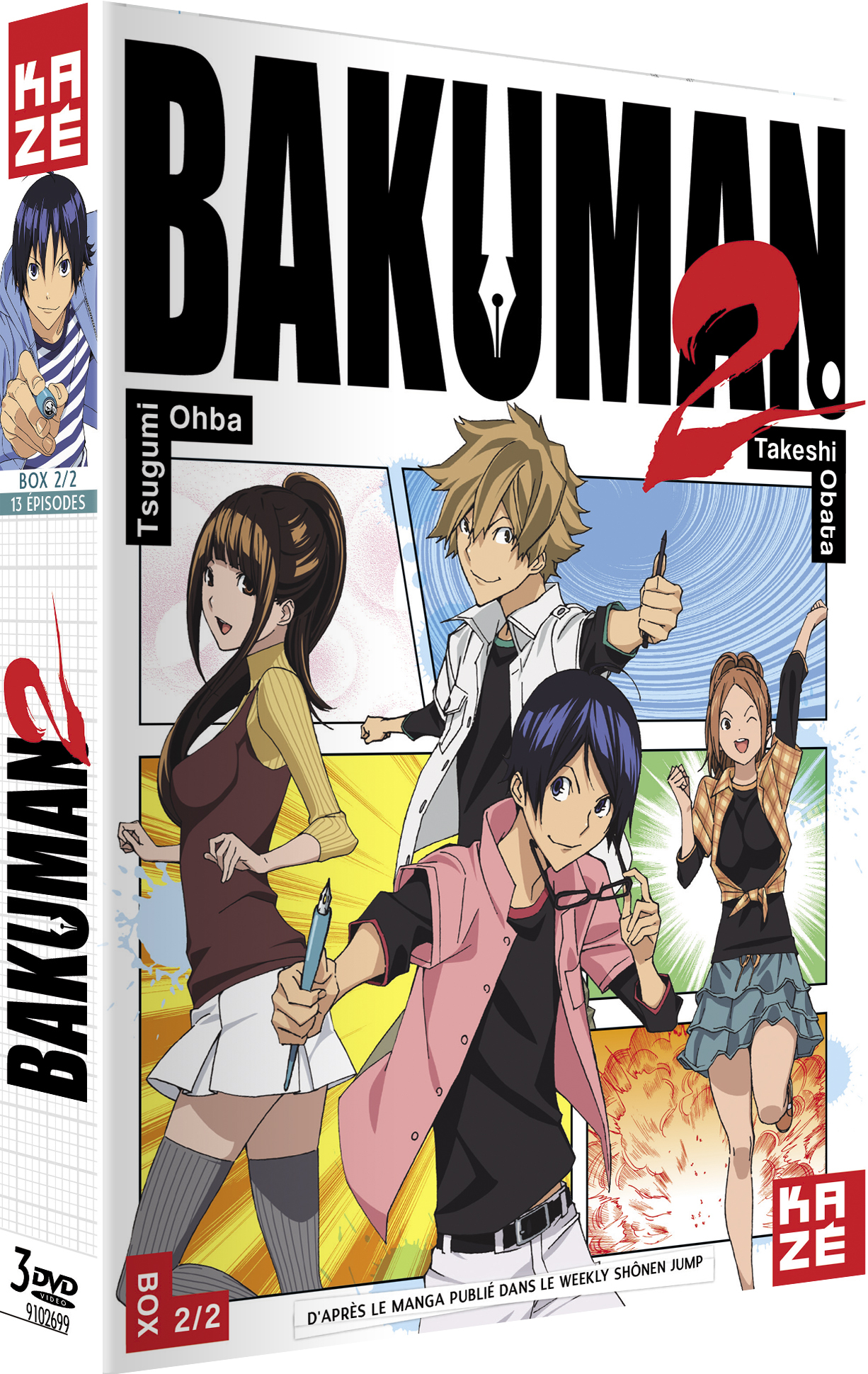 BAKUMAN - SAISON 2 - PARTIE 2 SUR 2 - 3 DVD