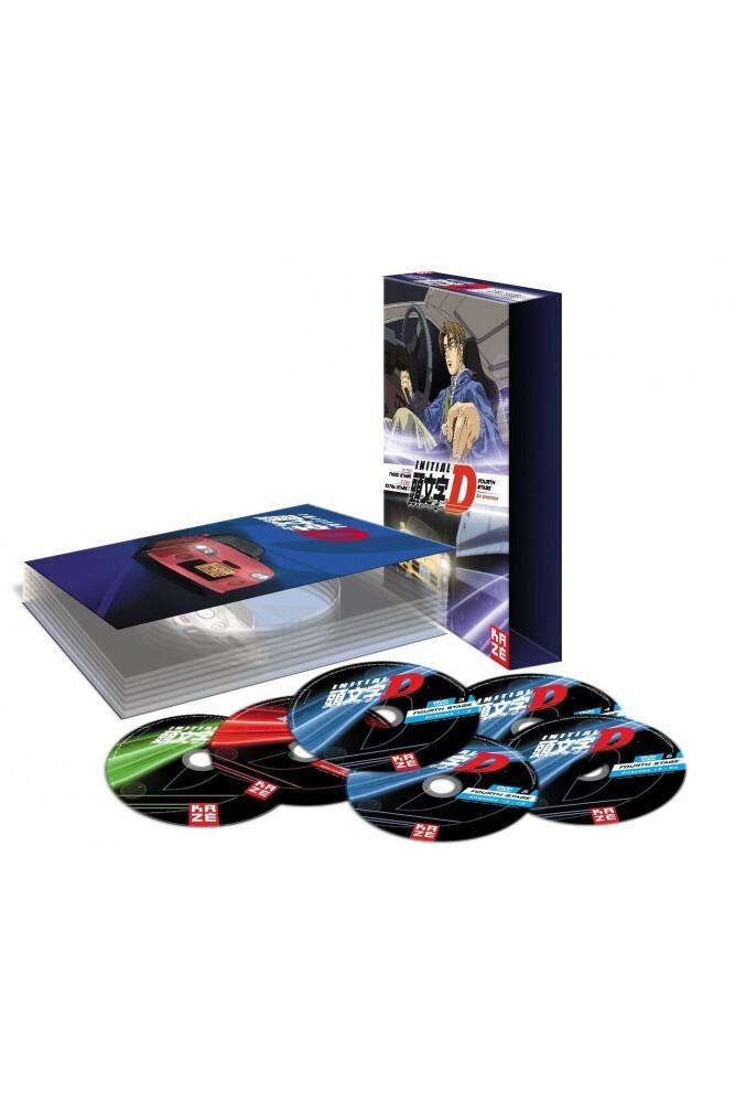 INITIAL D - THIRD STAGE + FOURTH STAGE + EXTRA STAGE 1 - 6 DVD
