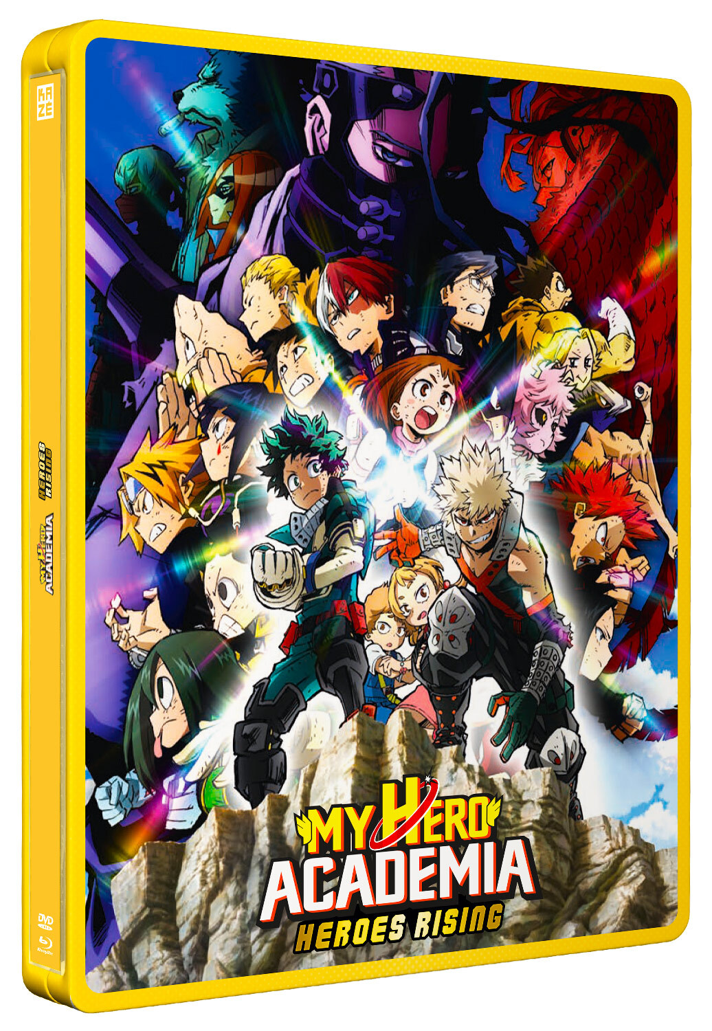 MY HERO ACADEMIA "HEROES RISING" - STEELBOOK - BLU-RAY + DVD
