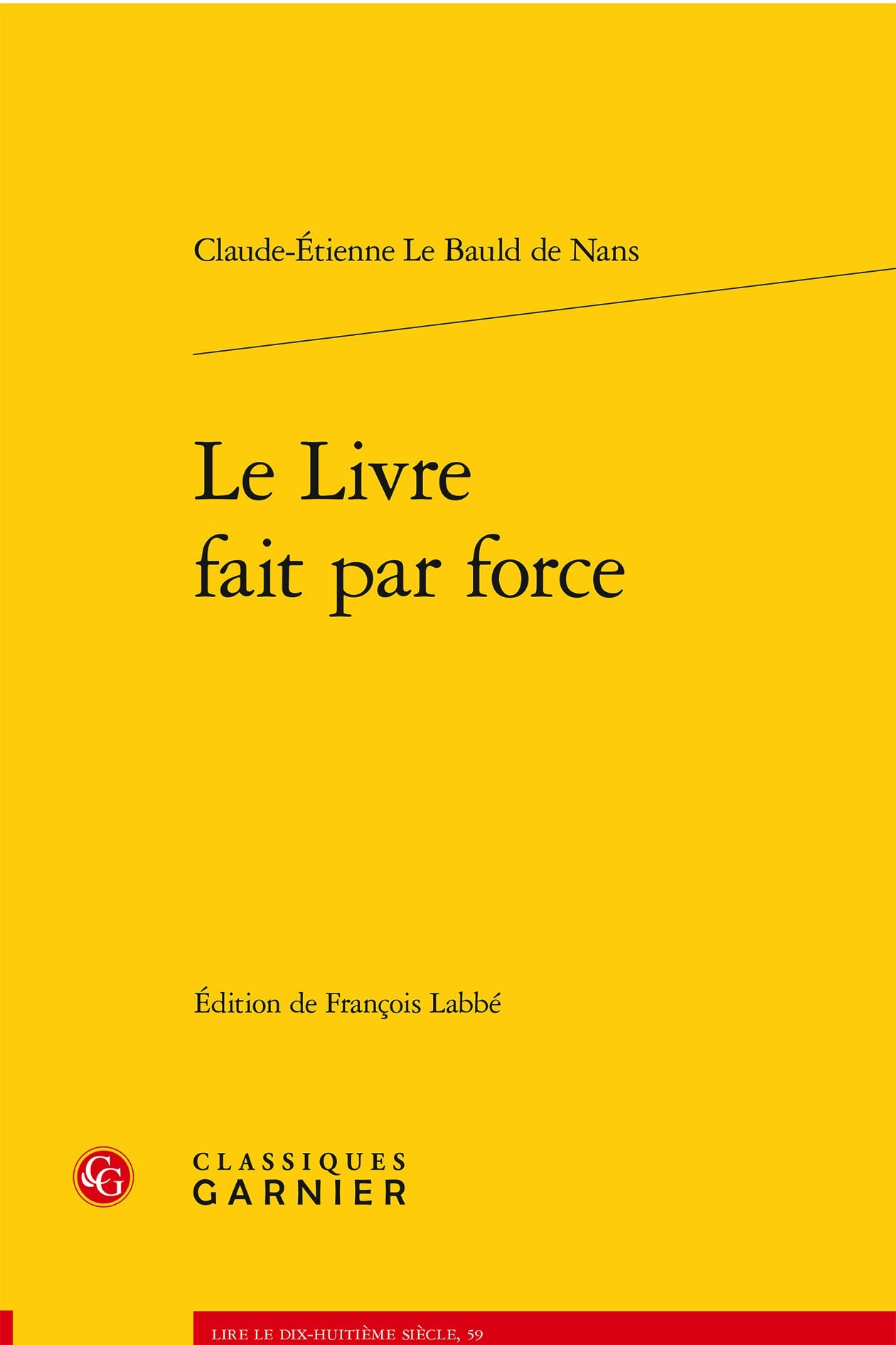 Le Livre fait par force