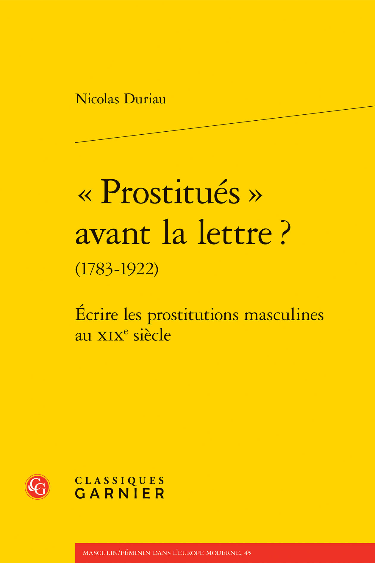 « Prostitués » avant la lettre ?