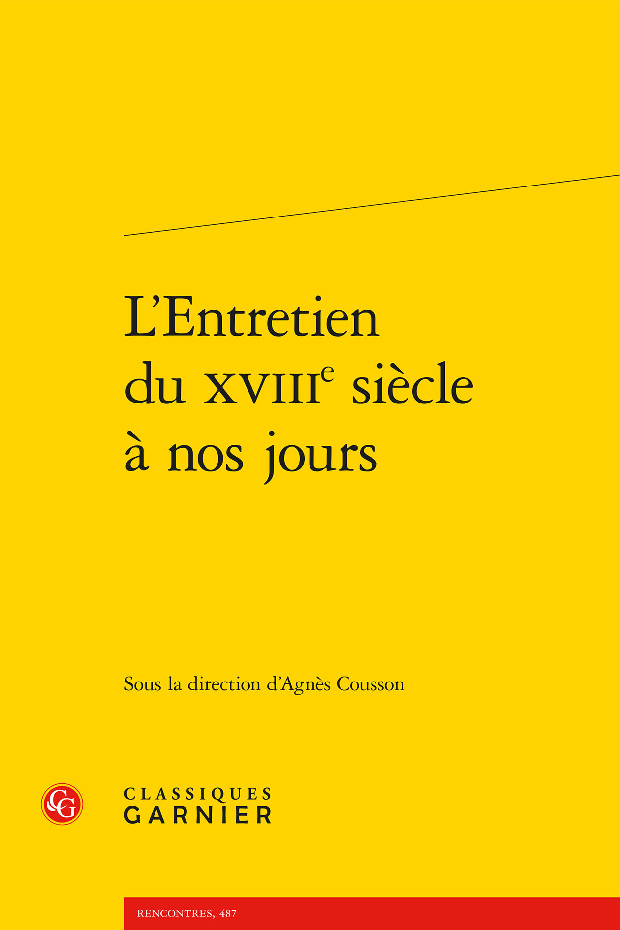 L'Entretien du XVIIIe siècle à nos jours