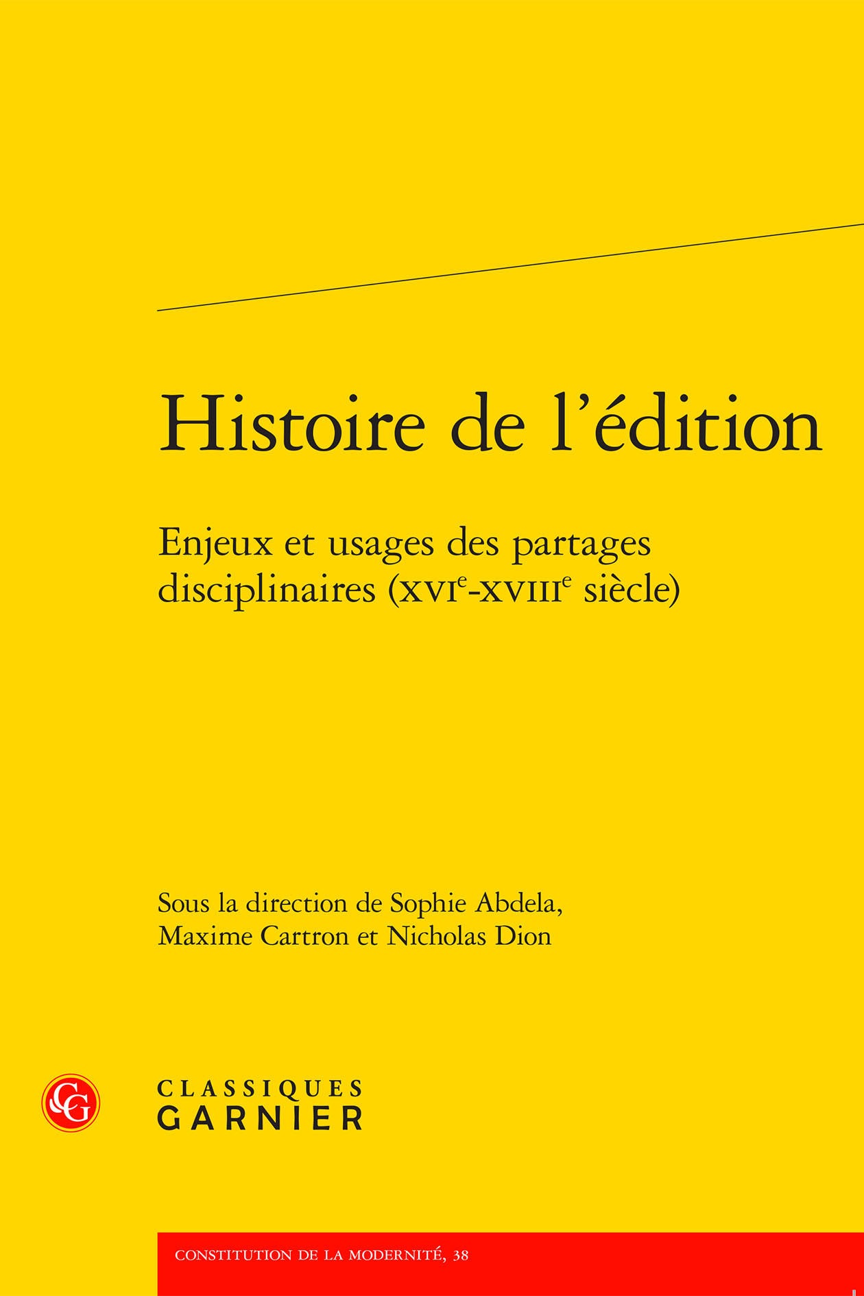 Histoire de l'édition
