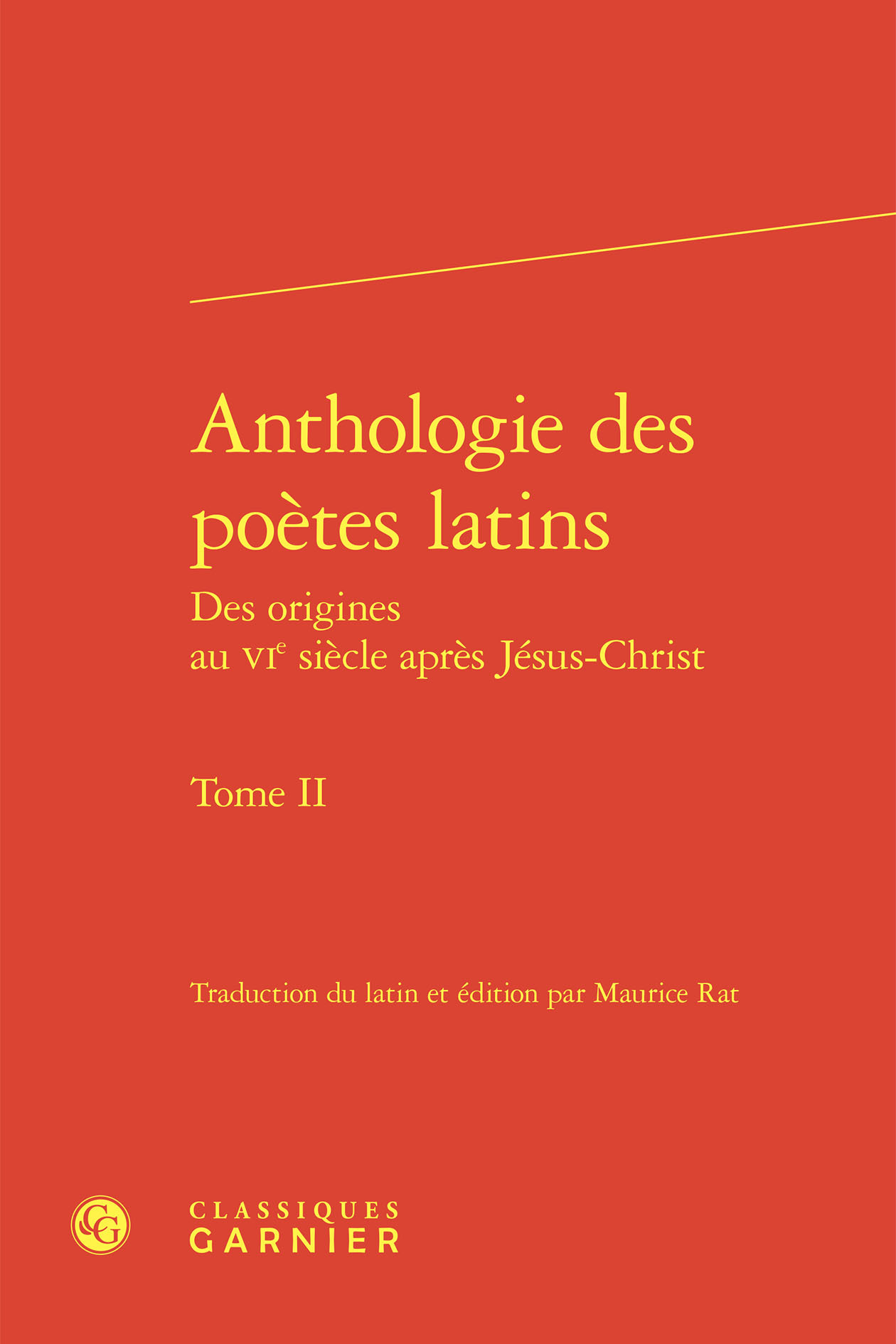 Anthologie des poètes latins