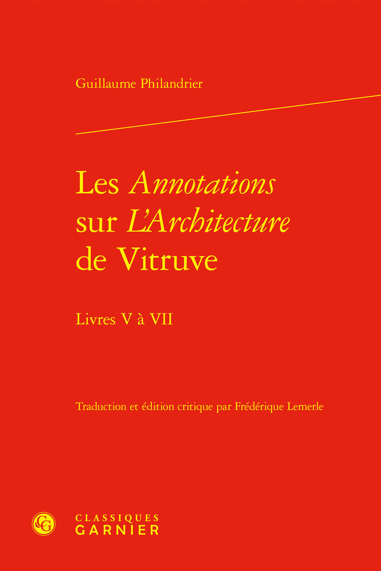 Les Annotations sur L'Architecture de Vitruve