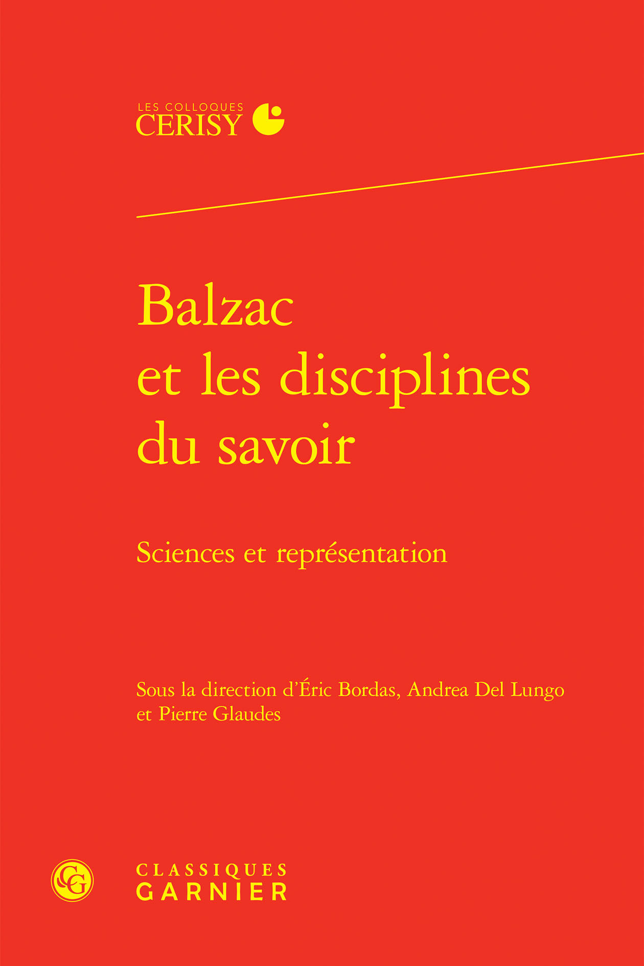 Balzac et les disciplines du savoir