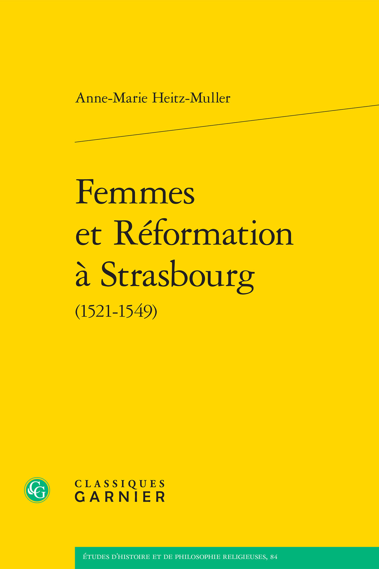 Femmes et Réformation à Strasbourg