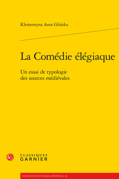 La Comédie élégiaque