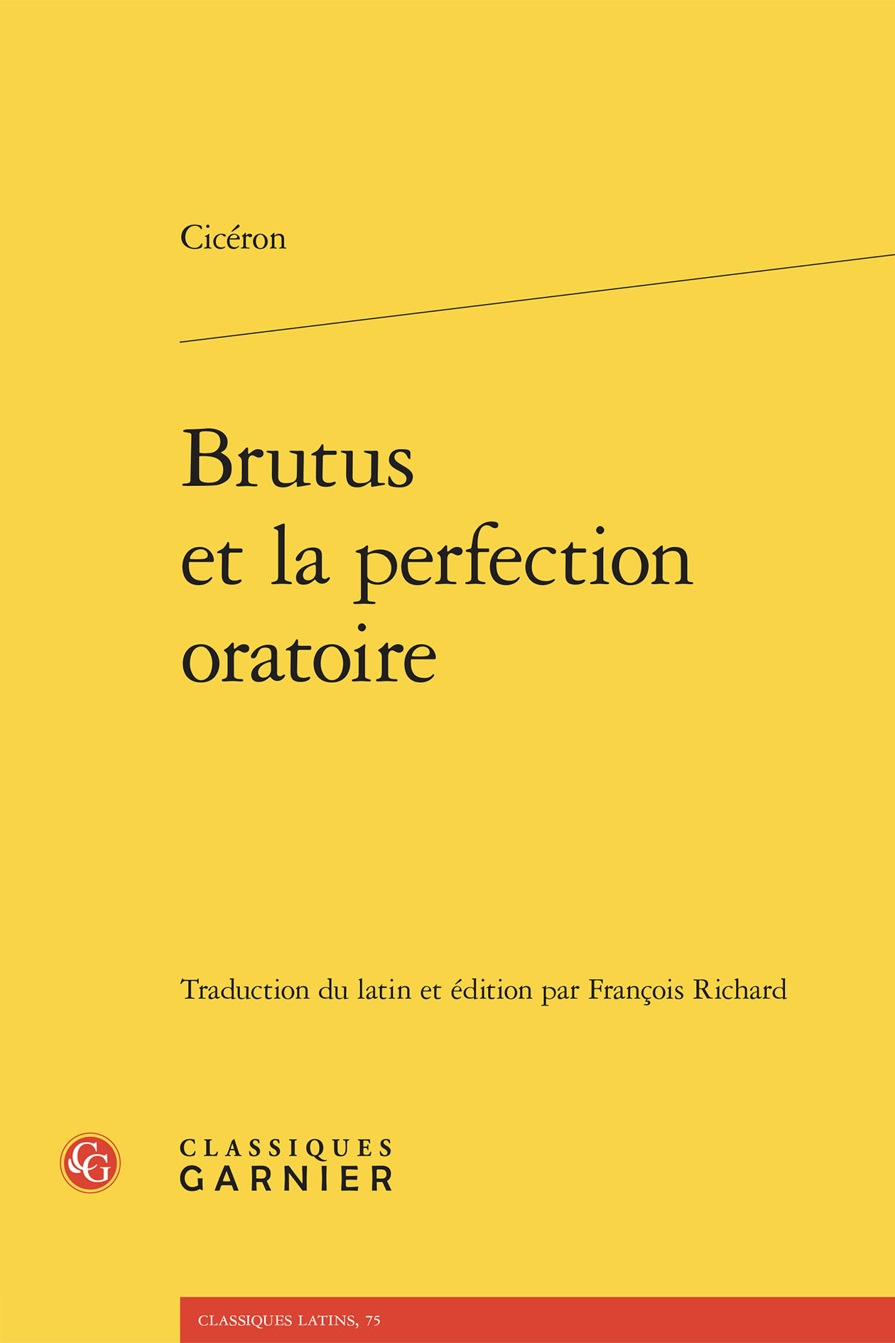 Brutus et la perfection oratoire