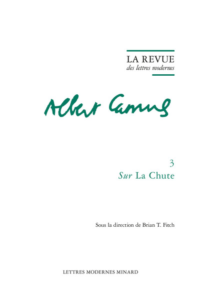 La Revue des lettres modernes