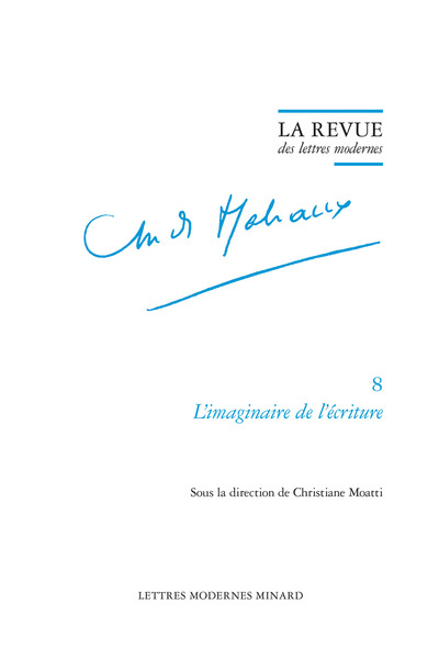 La Revue des lettres modernes