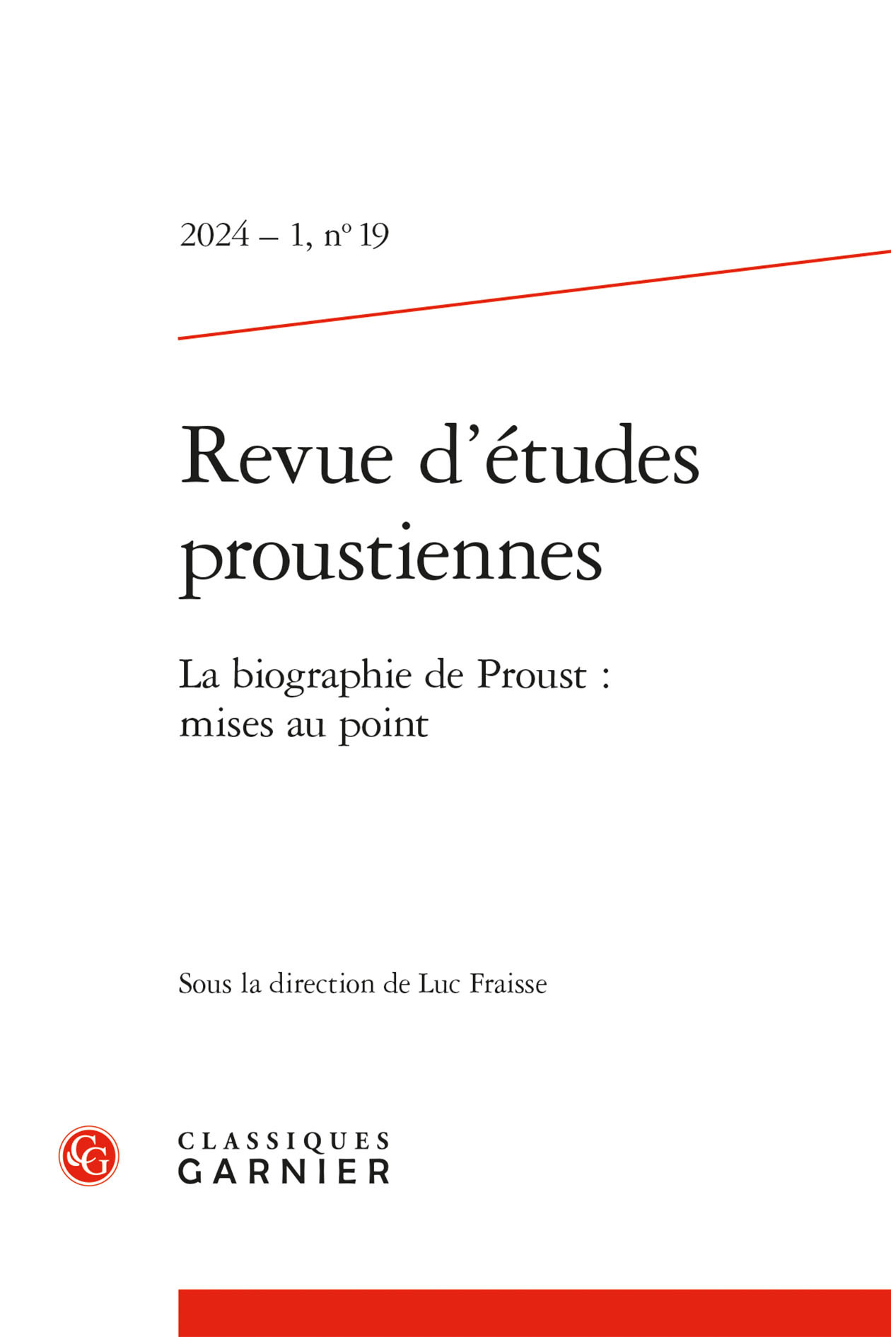 Revue d'études proustiennes