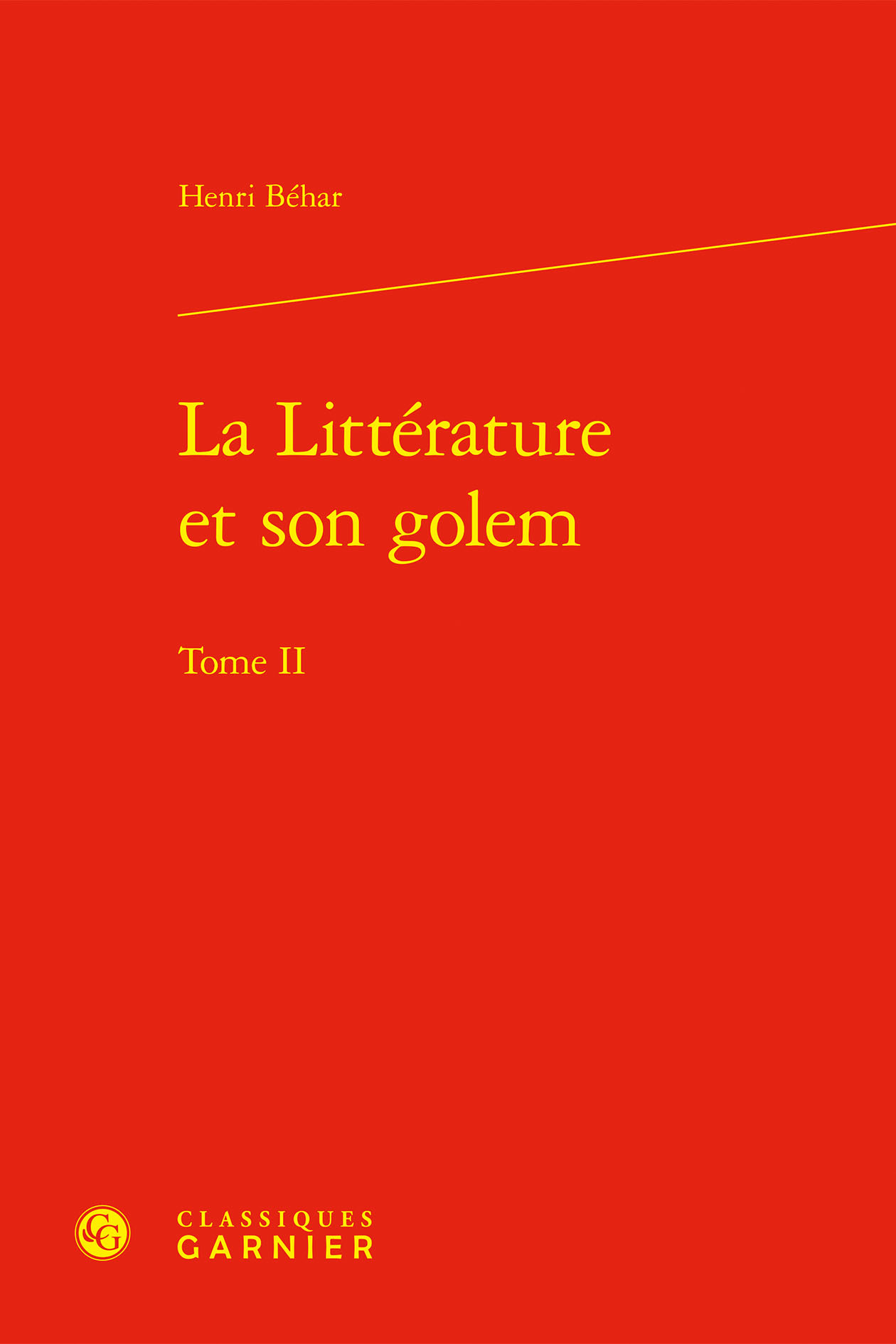 La Littérature et son golem