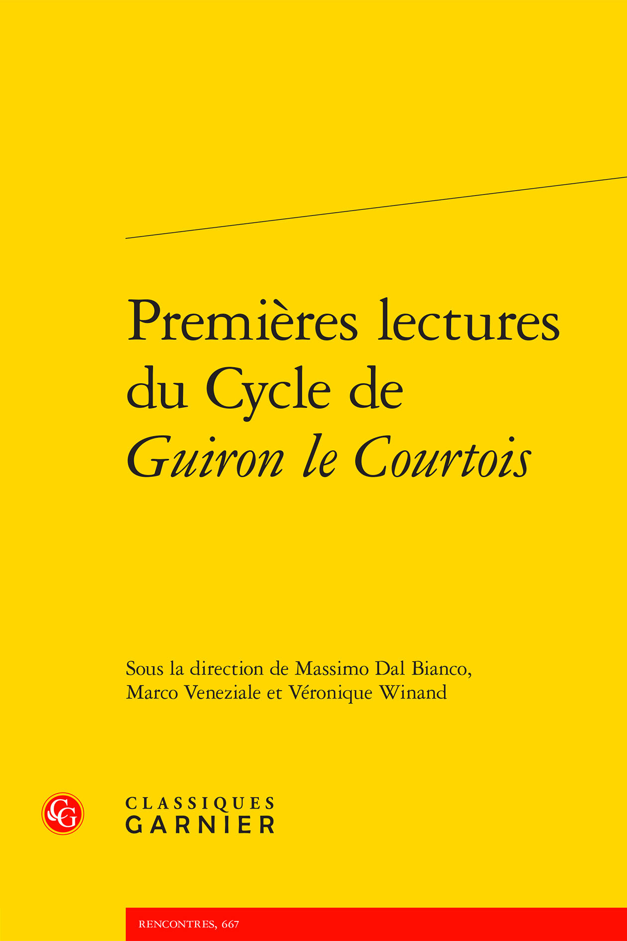 Premières lectures du Cycle de Guiron le Courtois