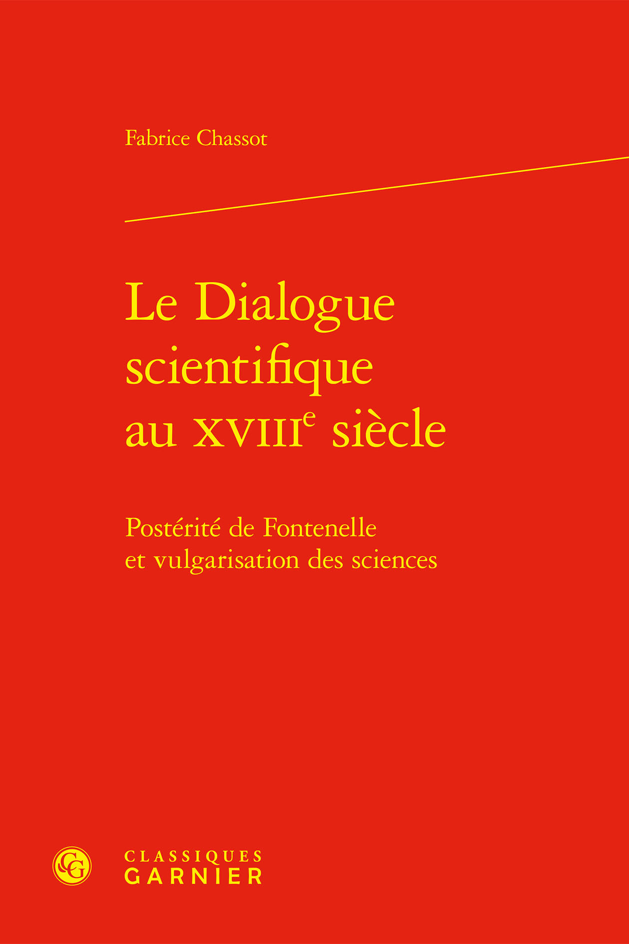 Le Dialogue scientifique au XVIIIe siècle