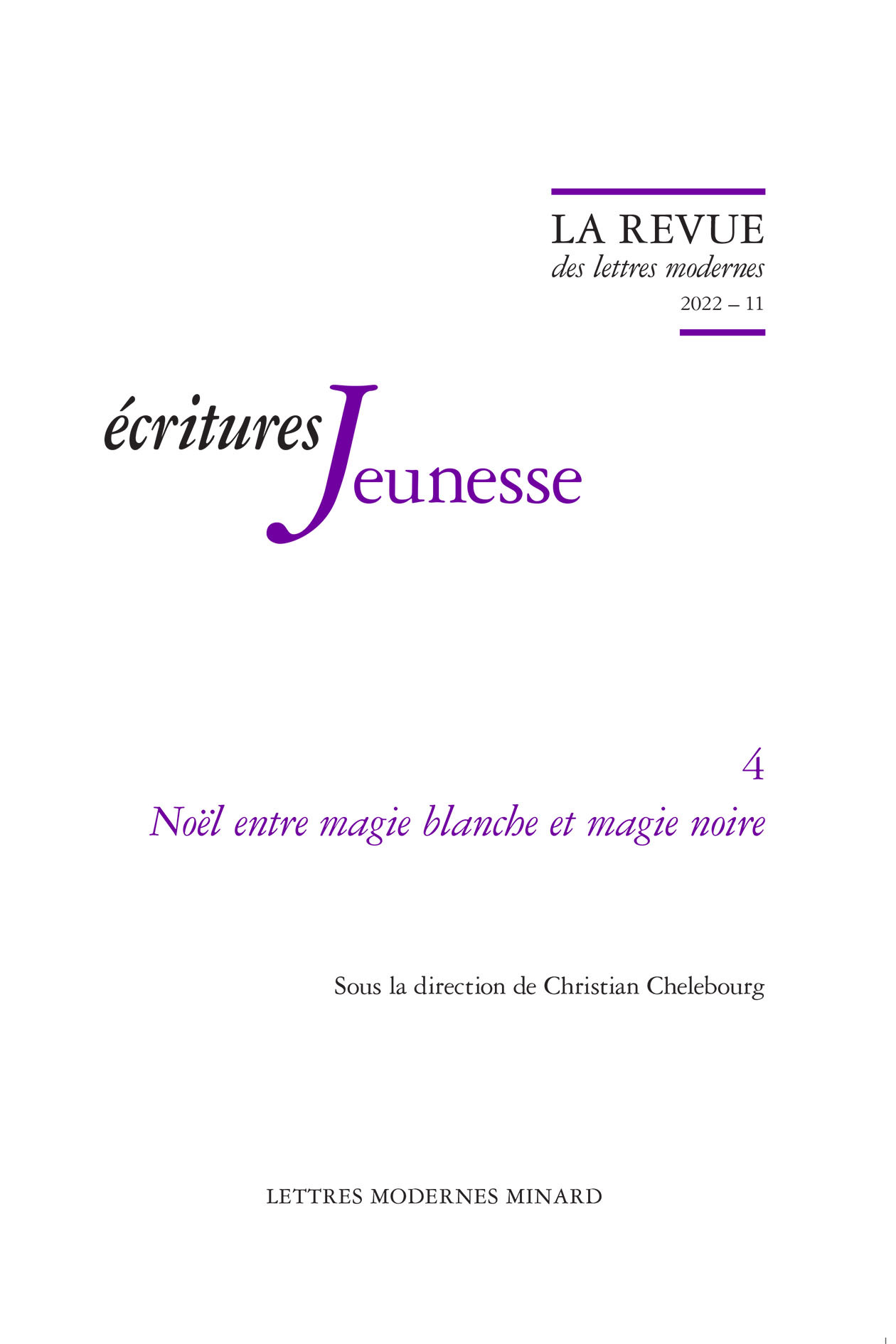 La Revue des lettres modernes