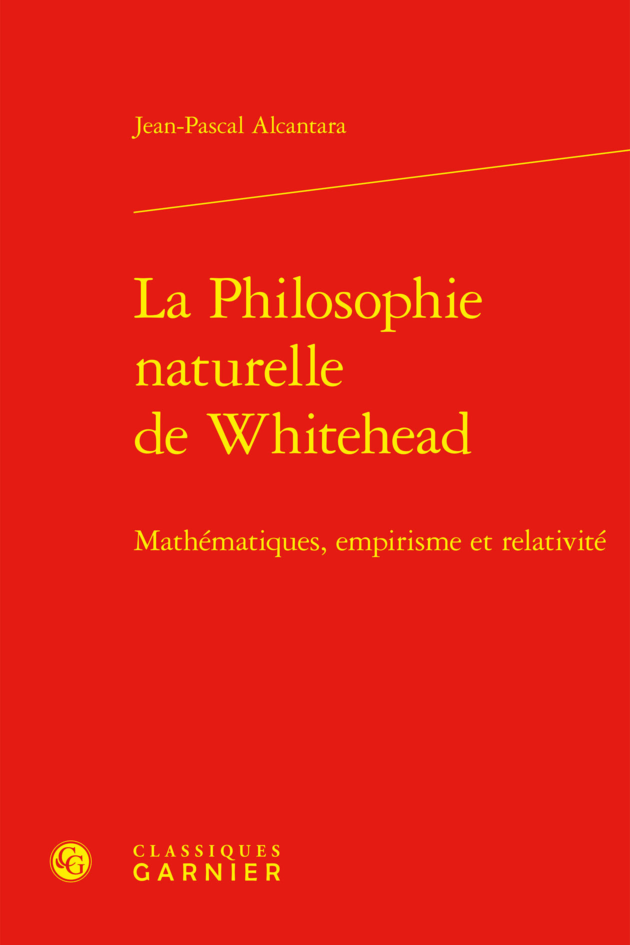 La Philosophie naturelle de Whitehead