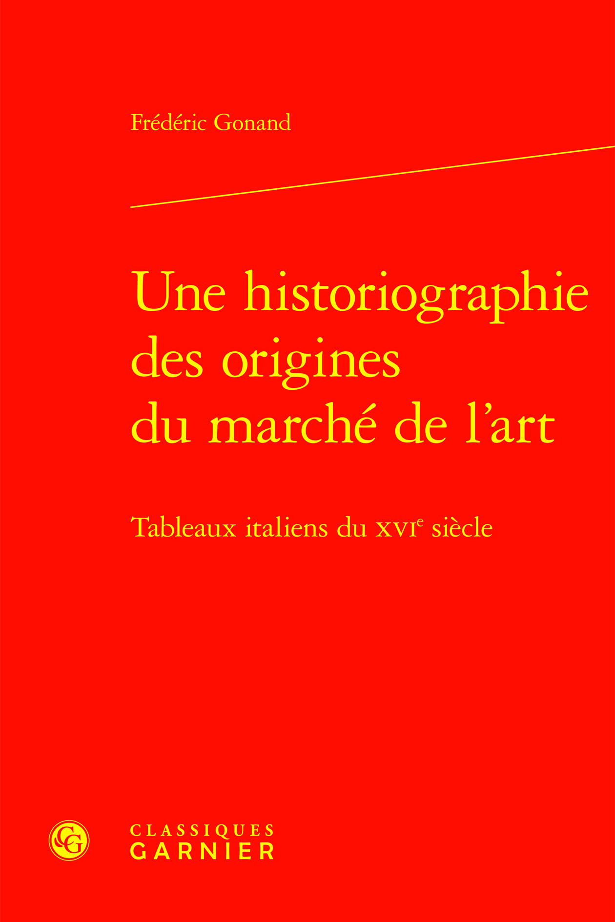 Une historiographie des origines du marché de l'art