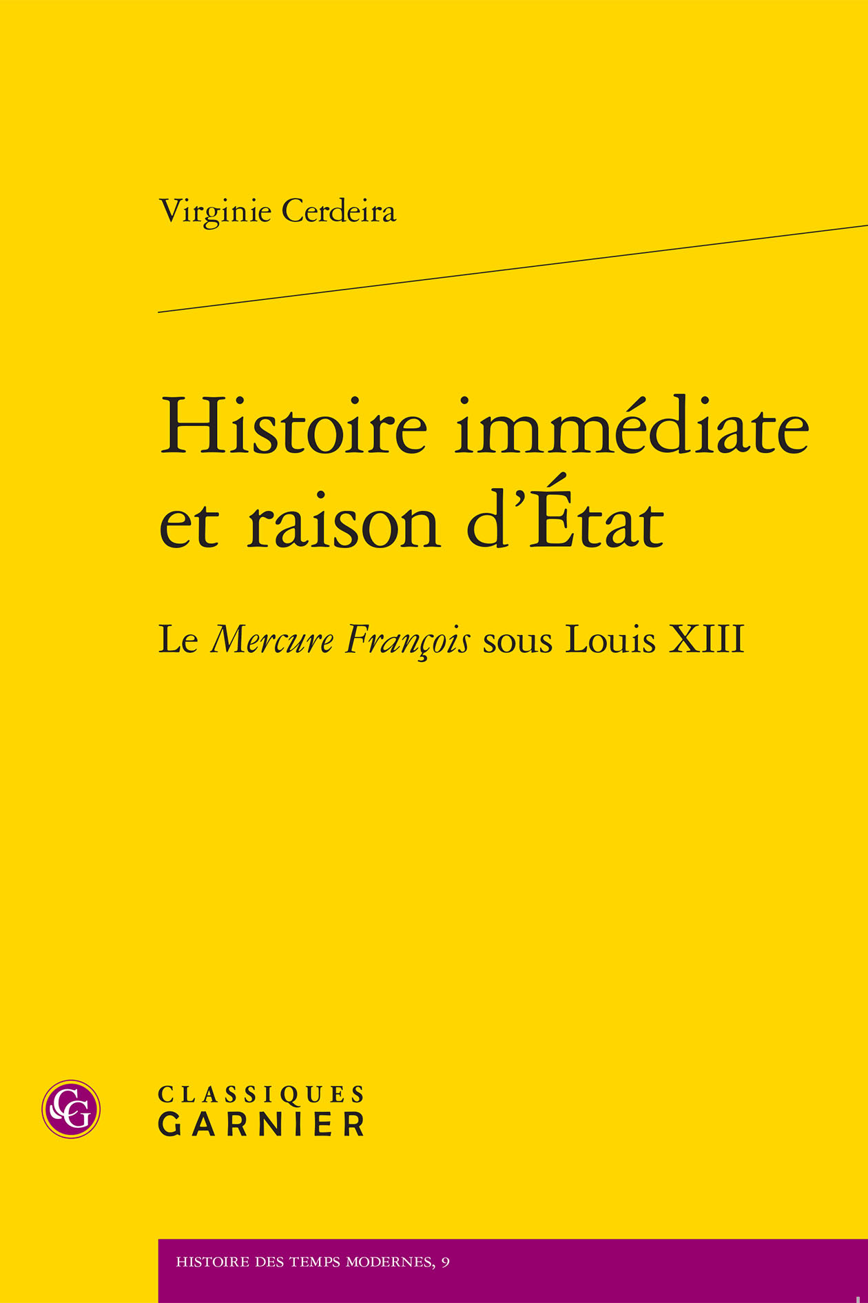 Histoire immédiate et raison d'État