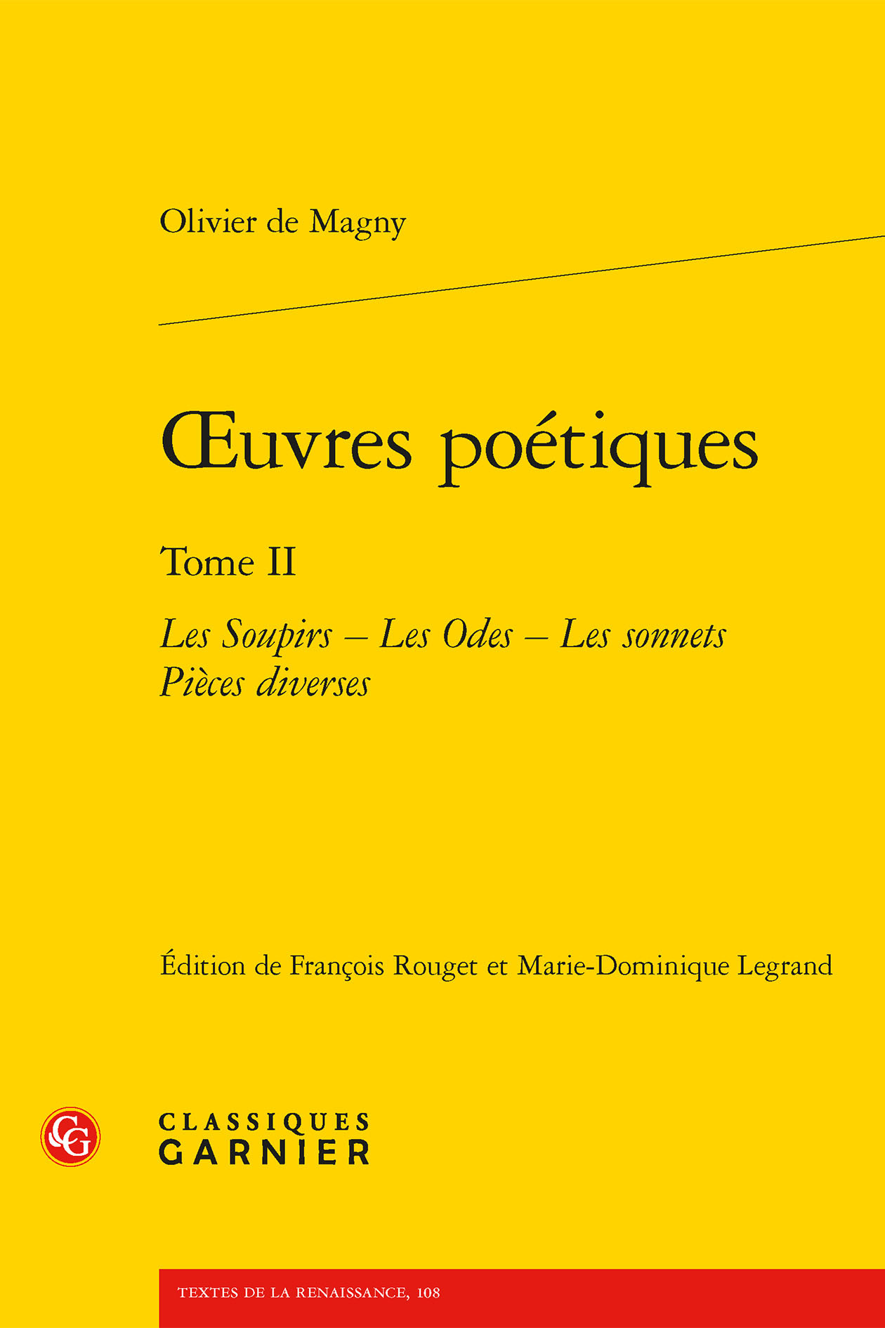 oeuvres poétiques