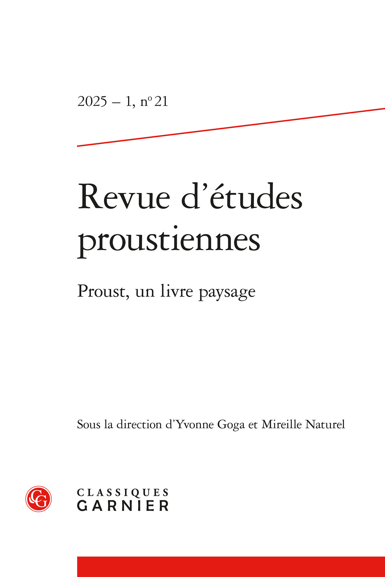 Revue d'études proustiennes