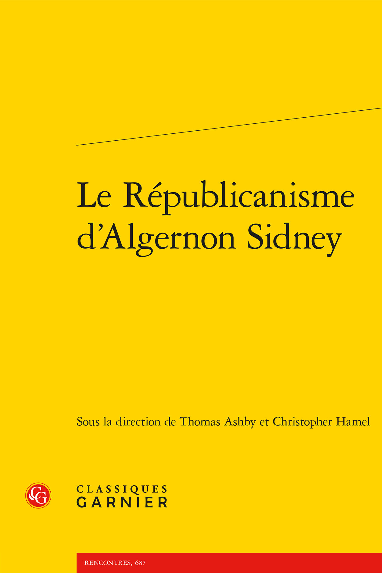 Le Républicanisme d'Algernon Sidney