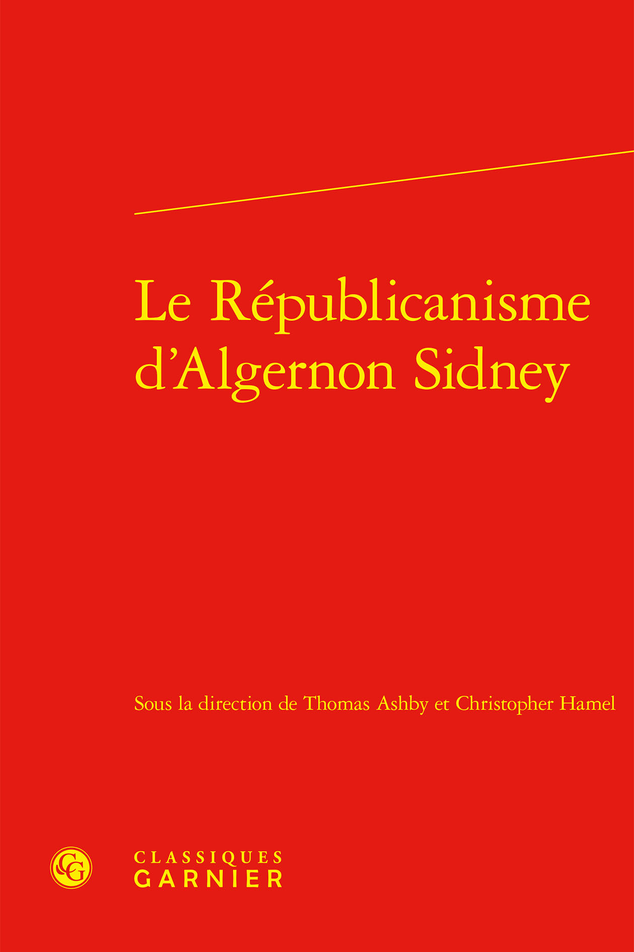 Le Républicanisme d'Algernon Sidney