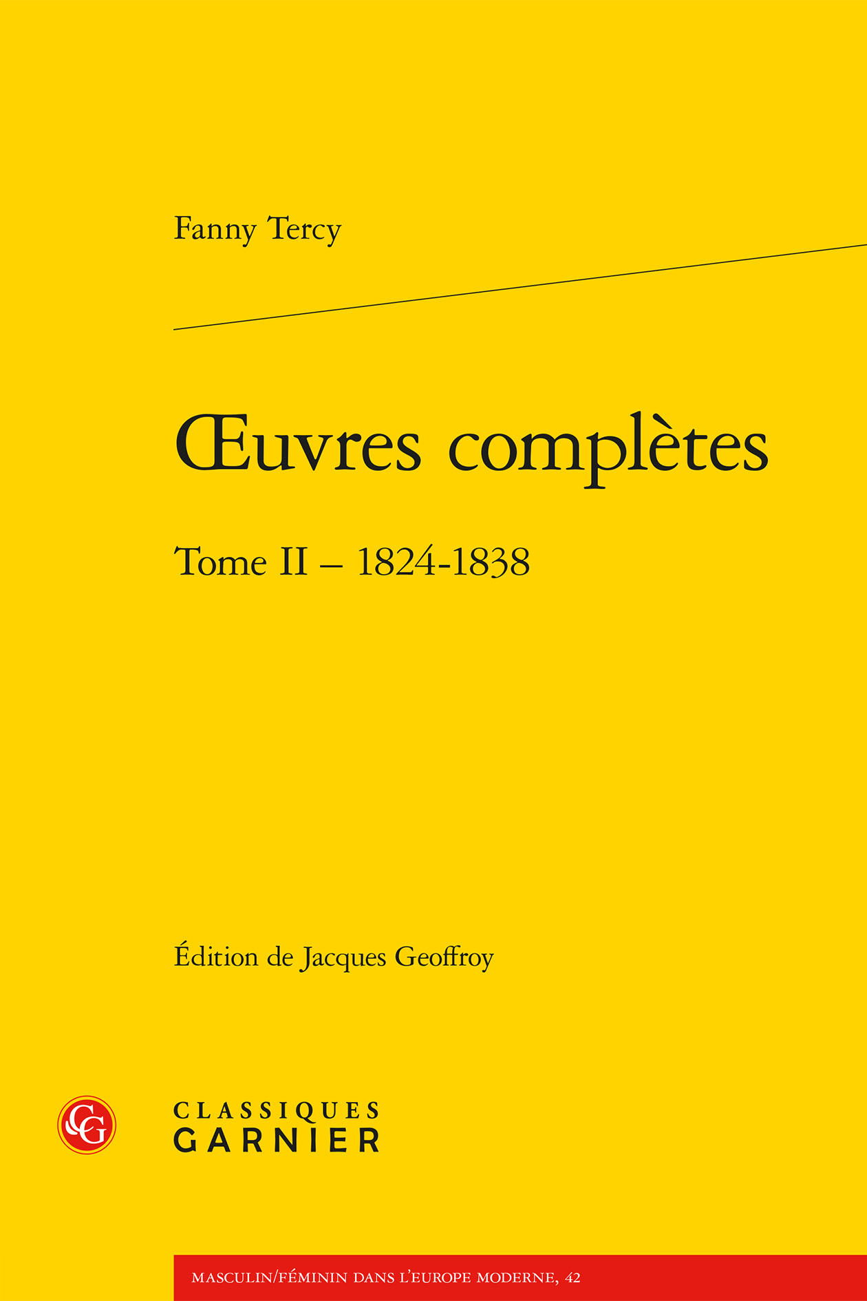 Oeuvres complètes. tome ii - 1824-1838