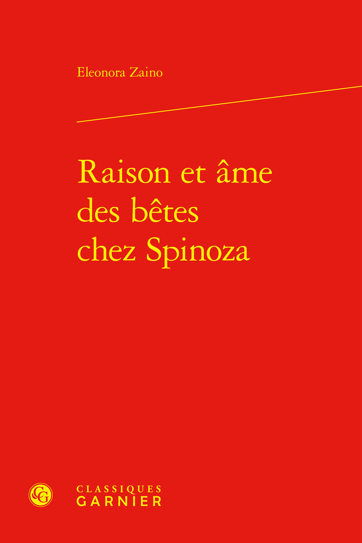 Raison et âme des bêtes chez Spinoza