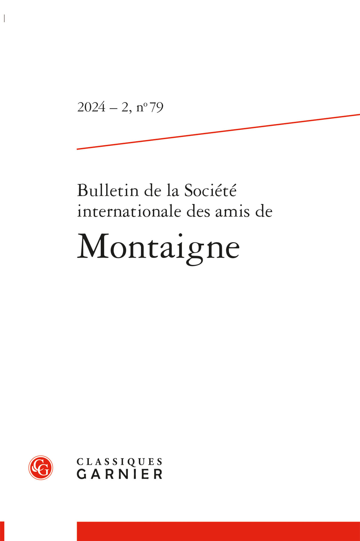 Bulletin de la Société internationale des amis de Montaigne