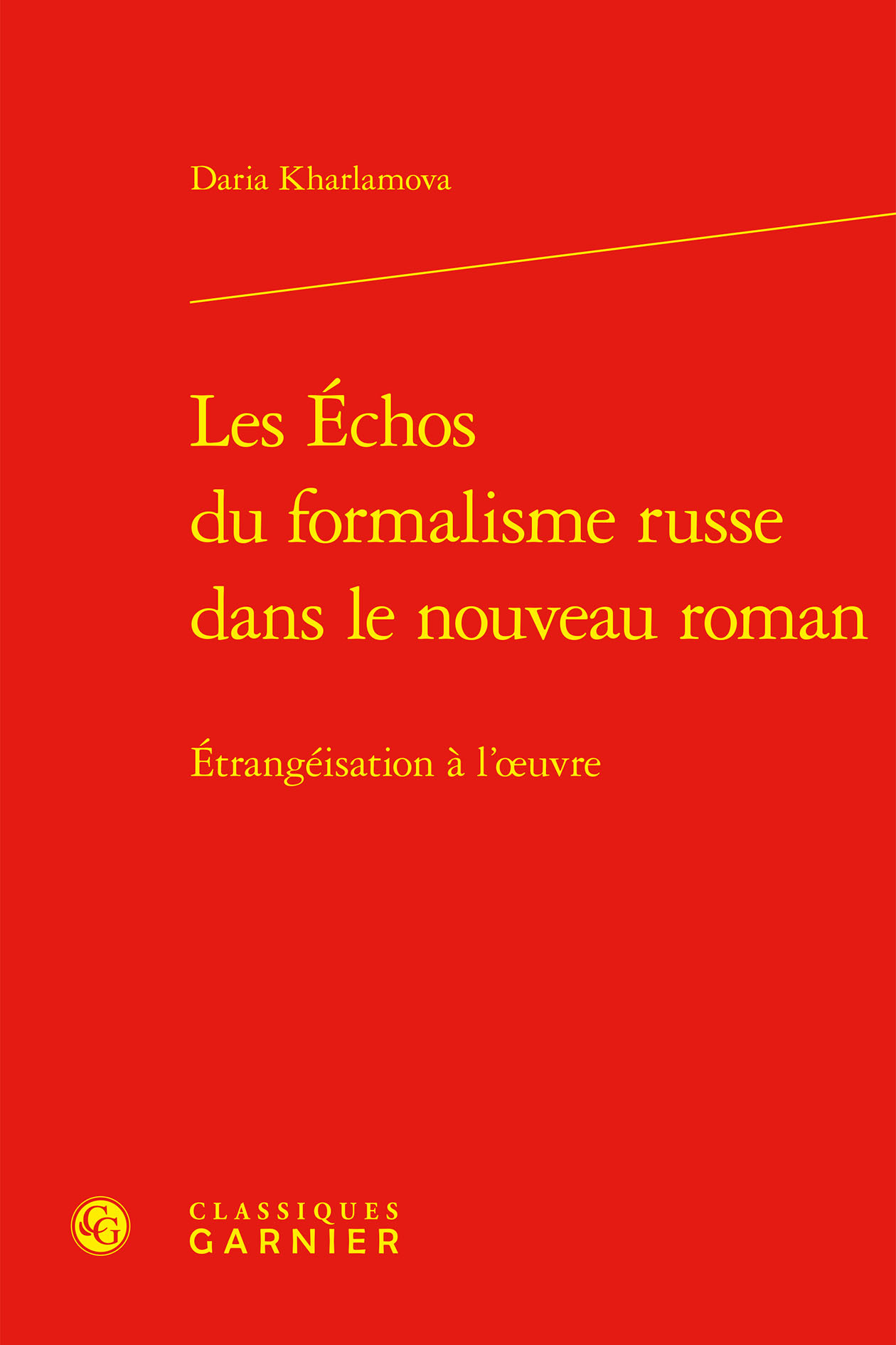 Les Échos du formalisme russe dans le nouveau roman
