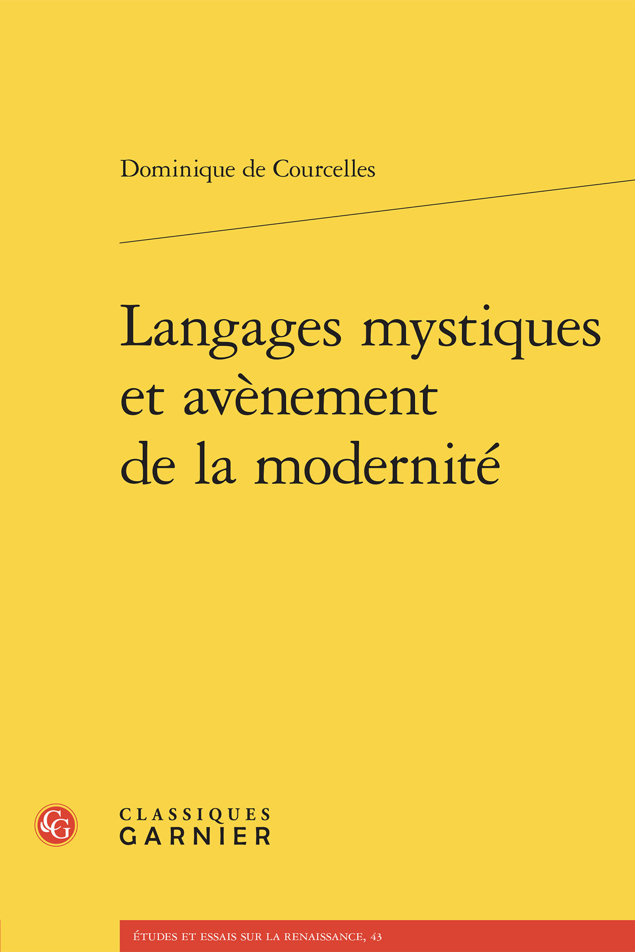 Langages mystiques et avènement de la modernité