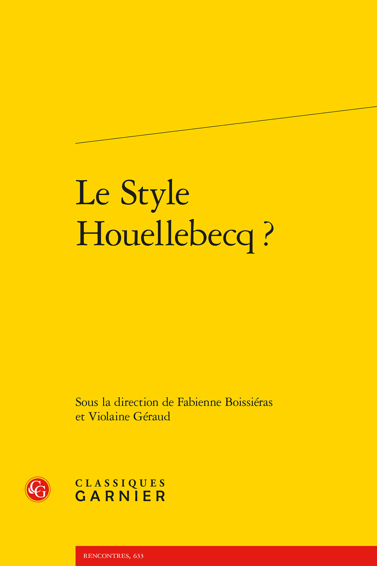 Le Style Houellebecq ?