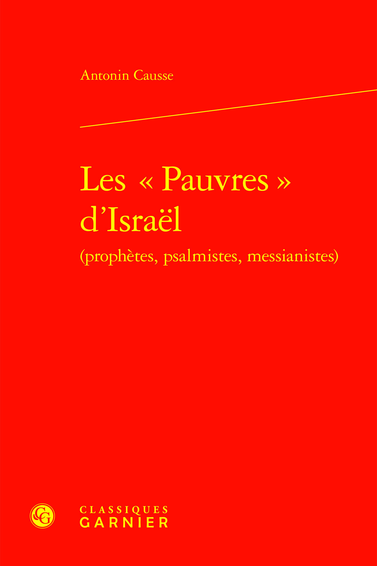 Les « Pauvres » d'Israël