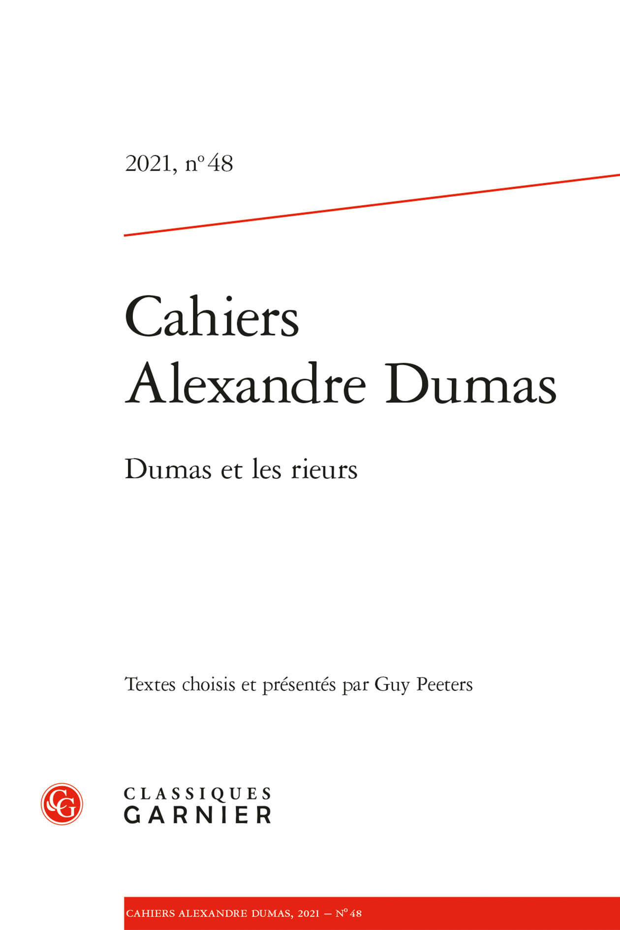 Cahiers Alexandre Dumas