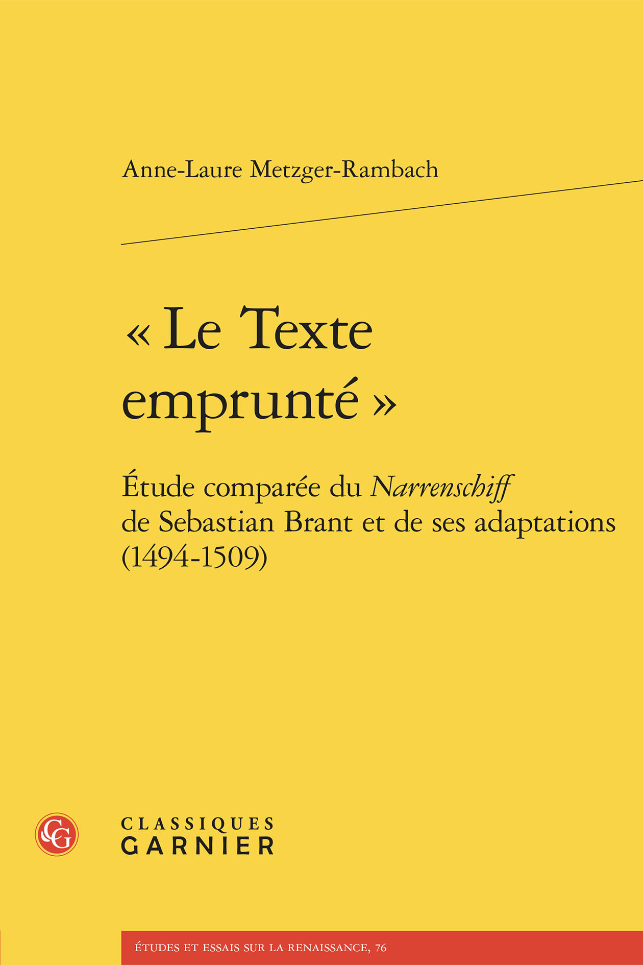 « Le Texte emprunté »