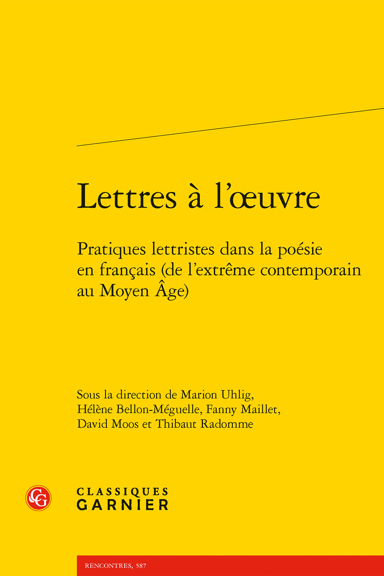 Lettres à l'oeuvre