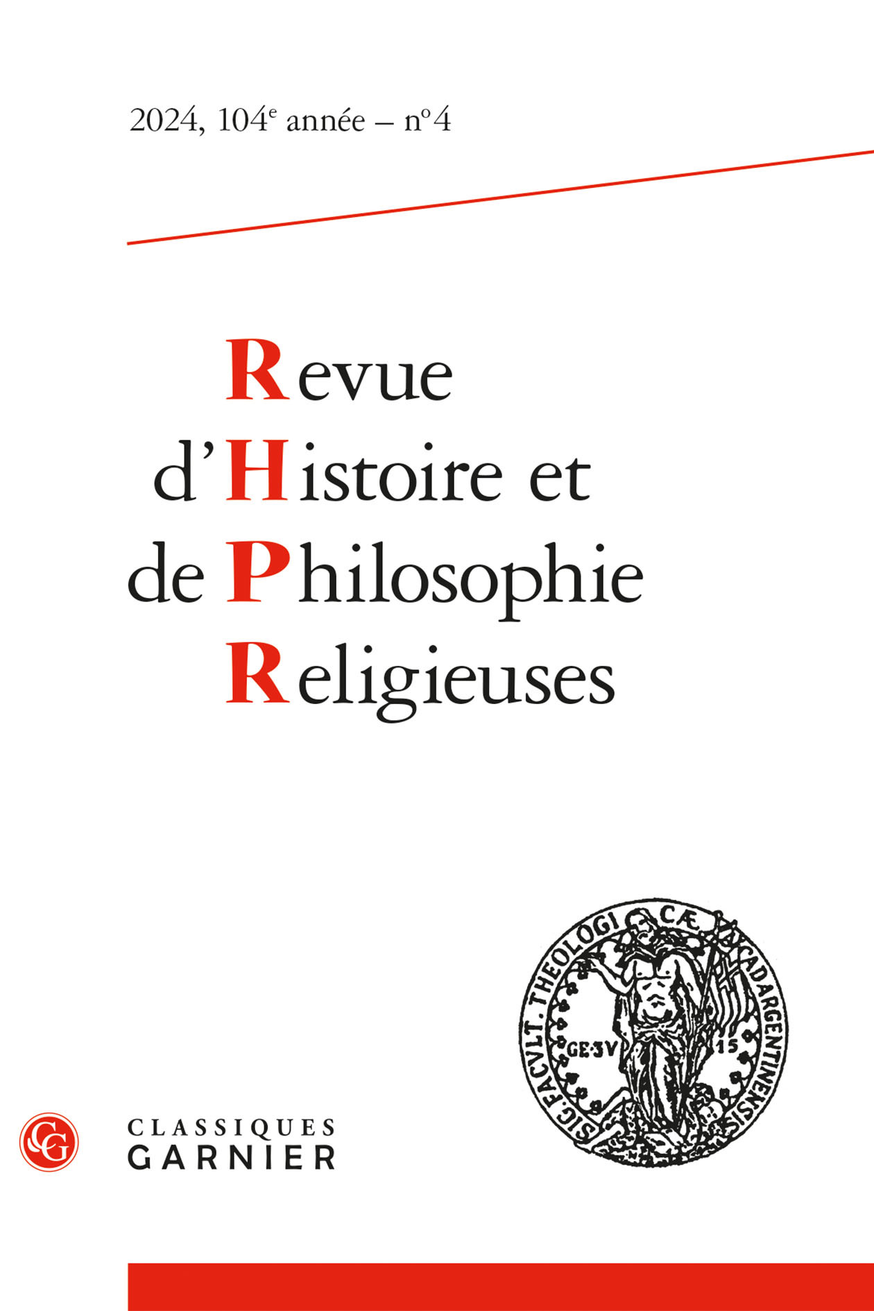 Revue d'Histoire et de Philosophie religieuses