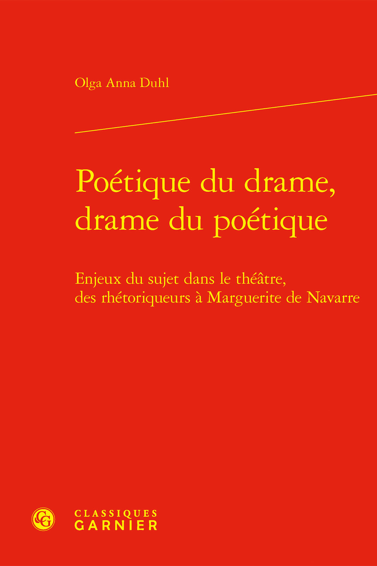 Poétique du drame, drame du poétique