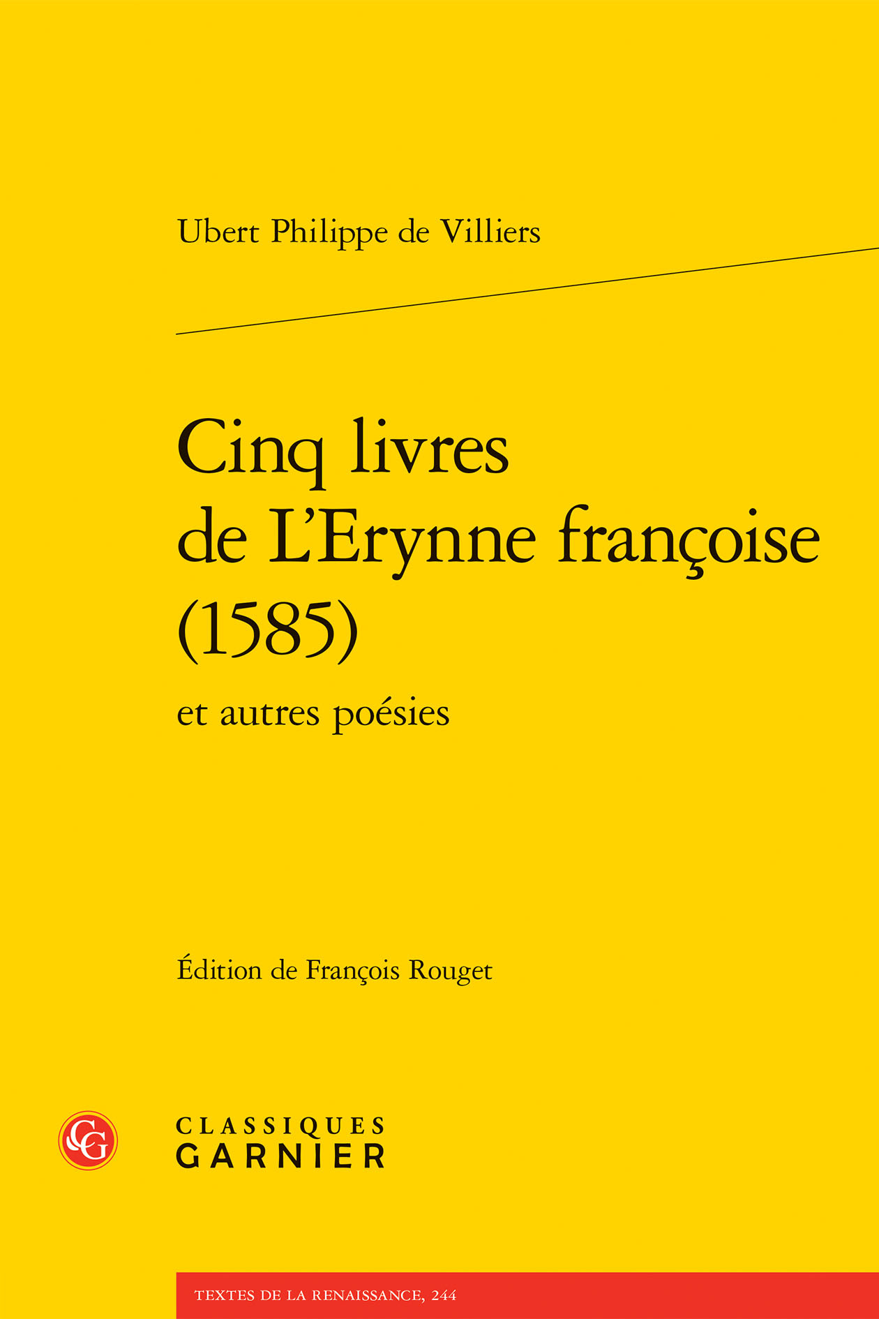 Cinq livres de L'Erynne françoise (1585)